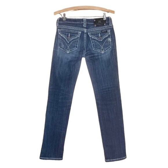 MISS ME Distressed Skinny Jeans - Size 27 - Picture 3 of 13